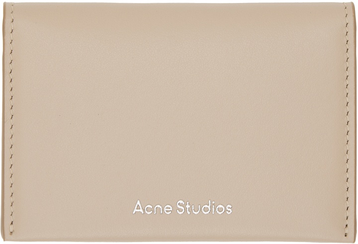 Photo: Acne Studios Taupe Bifold Card Holder