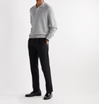 TOM FORD - Mélange Cashmere Polo Shirt - Gray