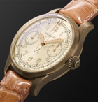 Montblanc - 1858 Chronograph Tachymeter Limited Edition 100 44mm Bronze and Alligator Watch - Brown