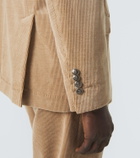Brunello Cucinelli Cotton and cashmere corduroy suit
