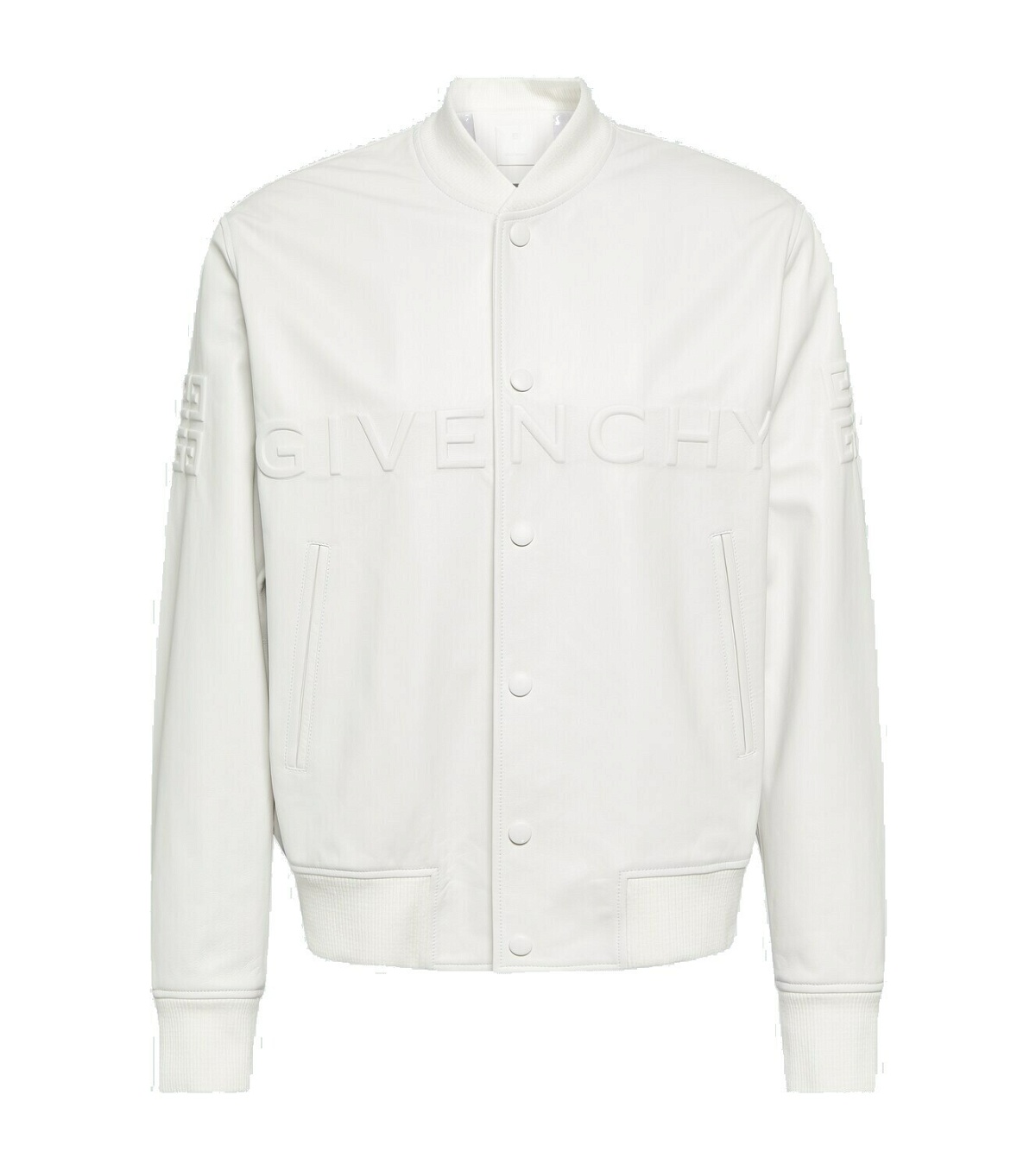 Givenchy Logo leather varsity jacket Givenchy