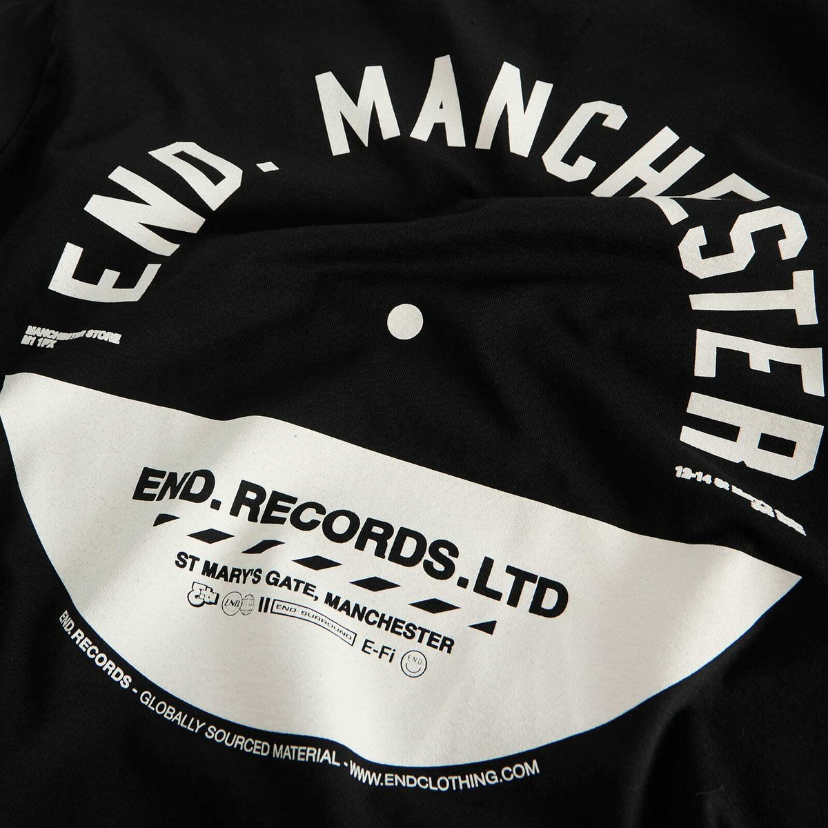 END. City Series 2.0 Manchester Long Sleeve T-Shirt in Black