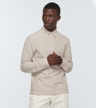 Loro Piana - Cotton long-sleeved polo sweater