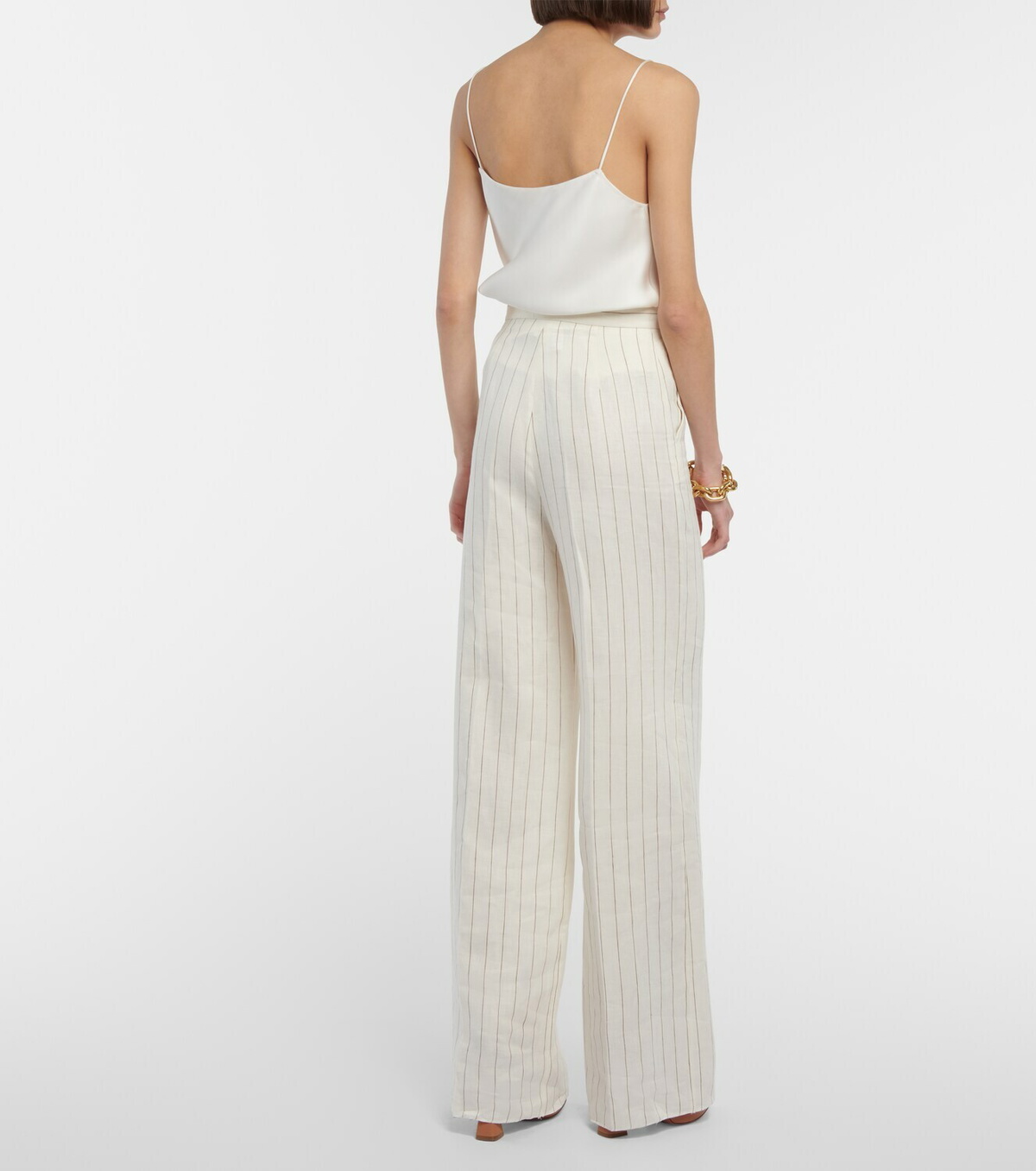 Max Mara - Popoli striped linen pants Max Mara