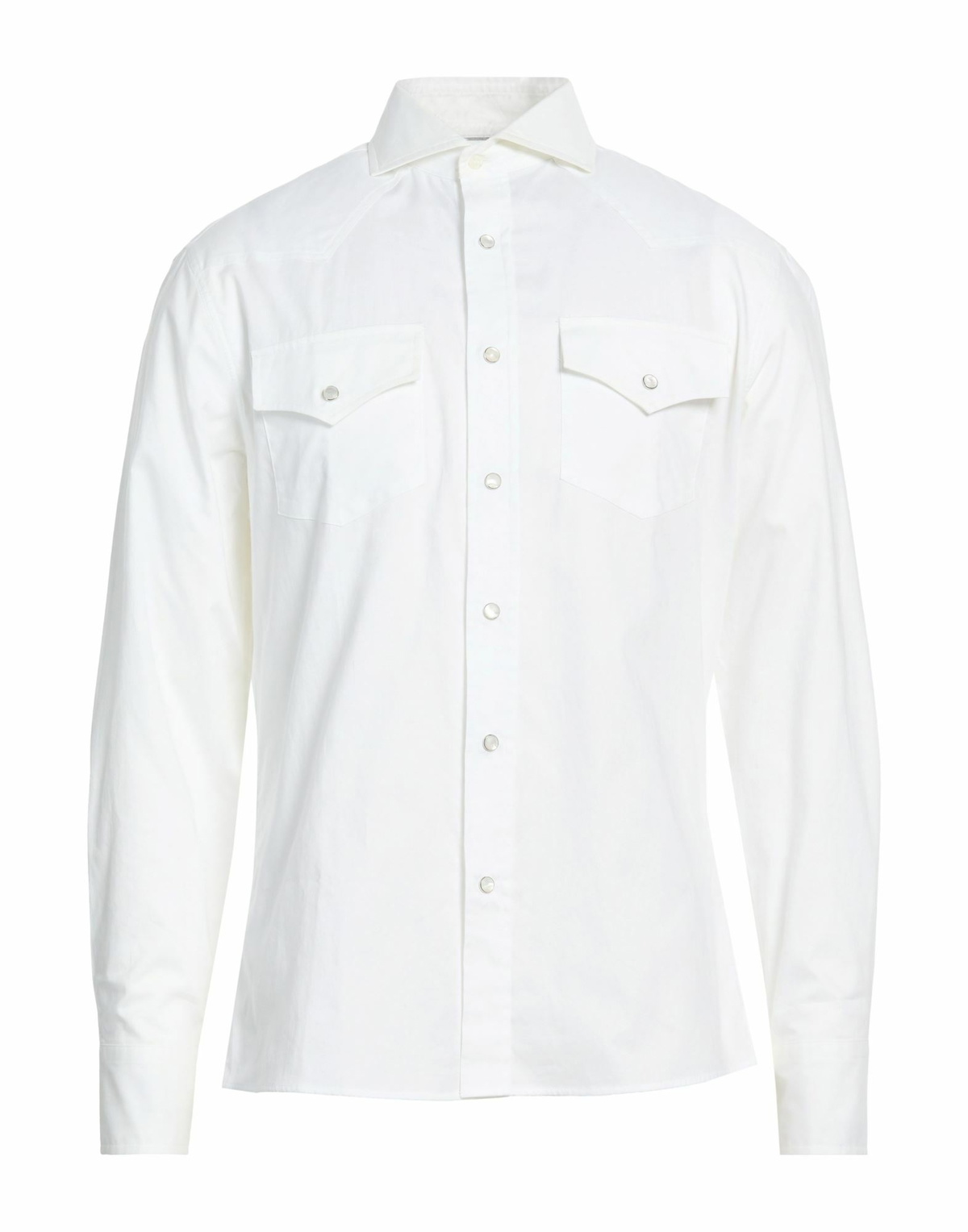 Brunello Cucinelli Mens Shirt in Off white