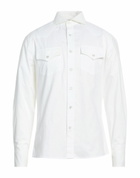 Brunello Cucinelli Mens Shirt in Off white
