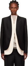 GIA STUDIOS Black & Off-White Tulip Blazer