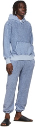 Les Tien Blue Cotton Lounge Pants