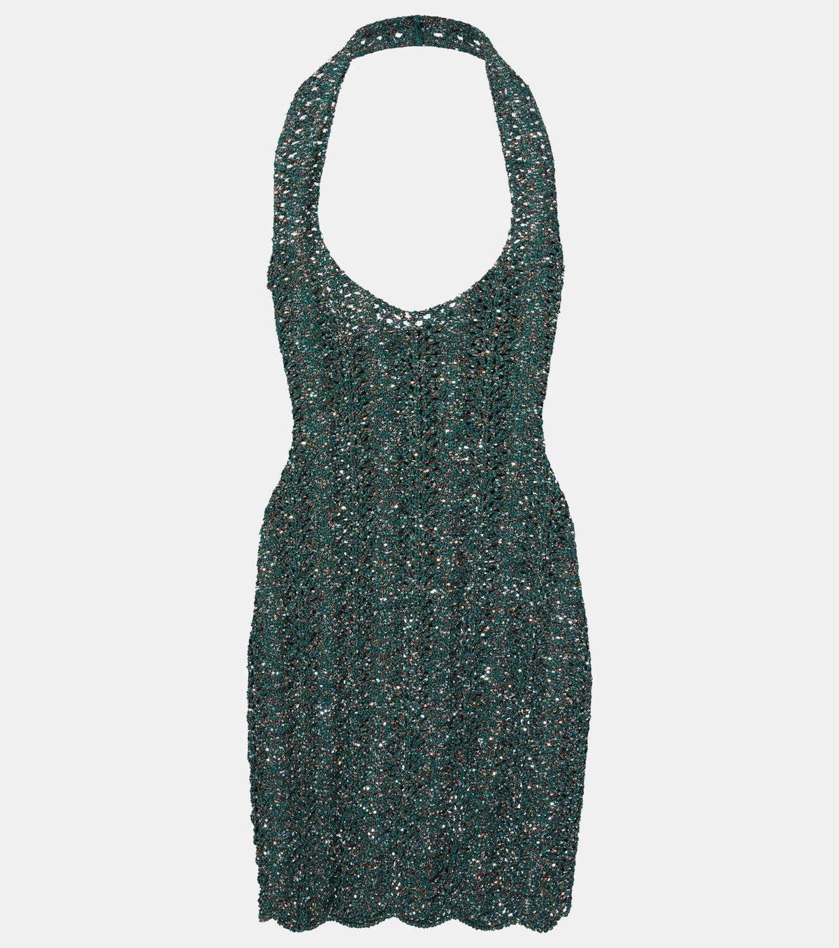 knee length dresses for ladies Saint Laurent // Black Knit Cut Out Mini Dress – VSP Consignment main image 0