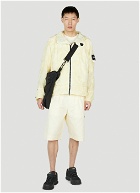 Stone Island Shadow Project - Crinkled Parka Jacket in Cream