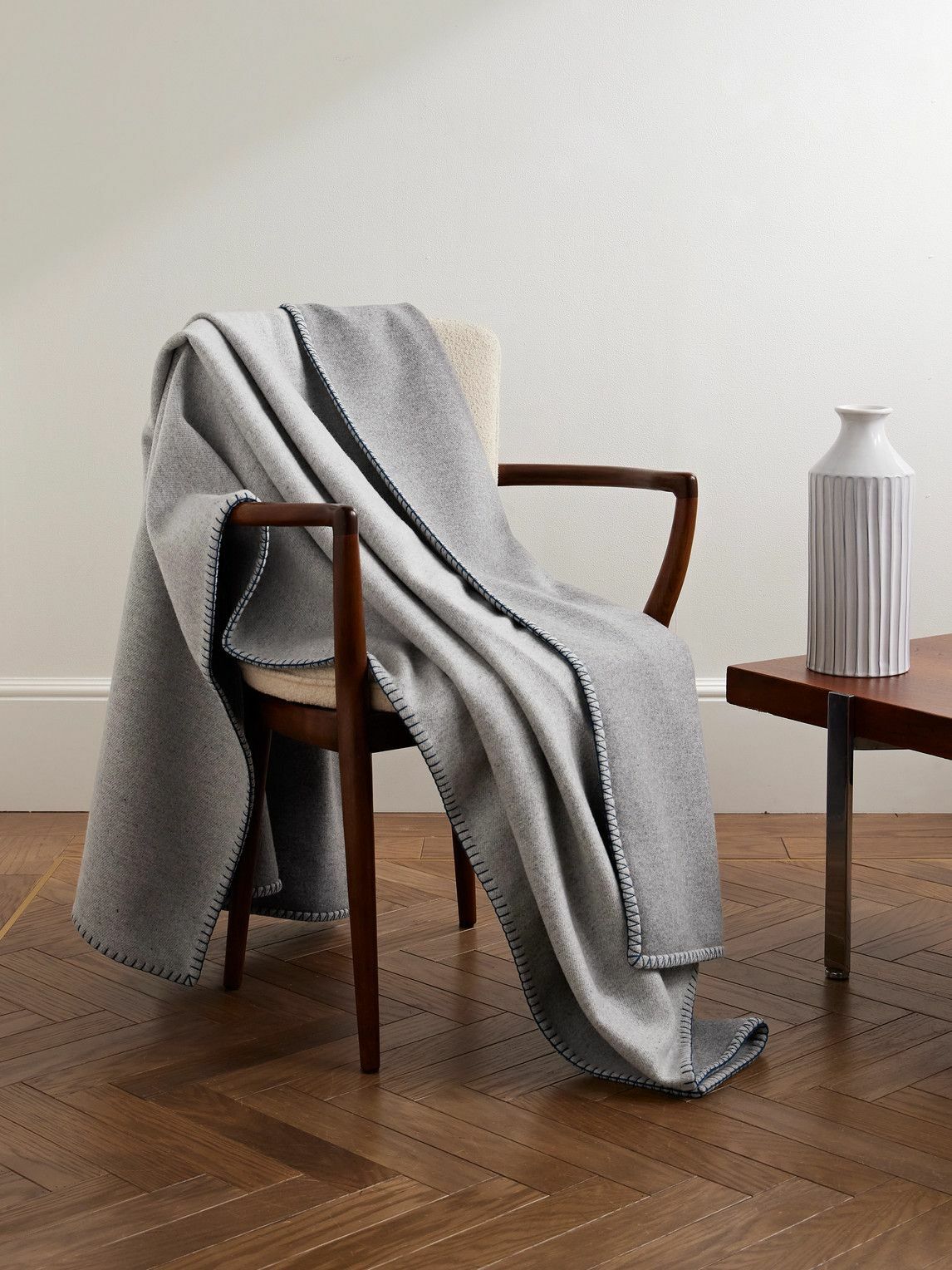 Johnstons of Elgin - Reversible Merino Wool and Cashmere-Blend Throw