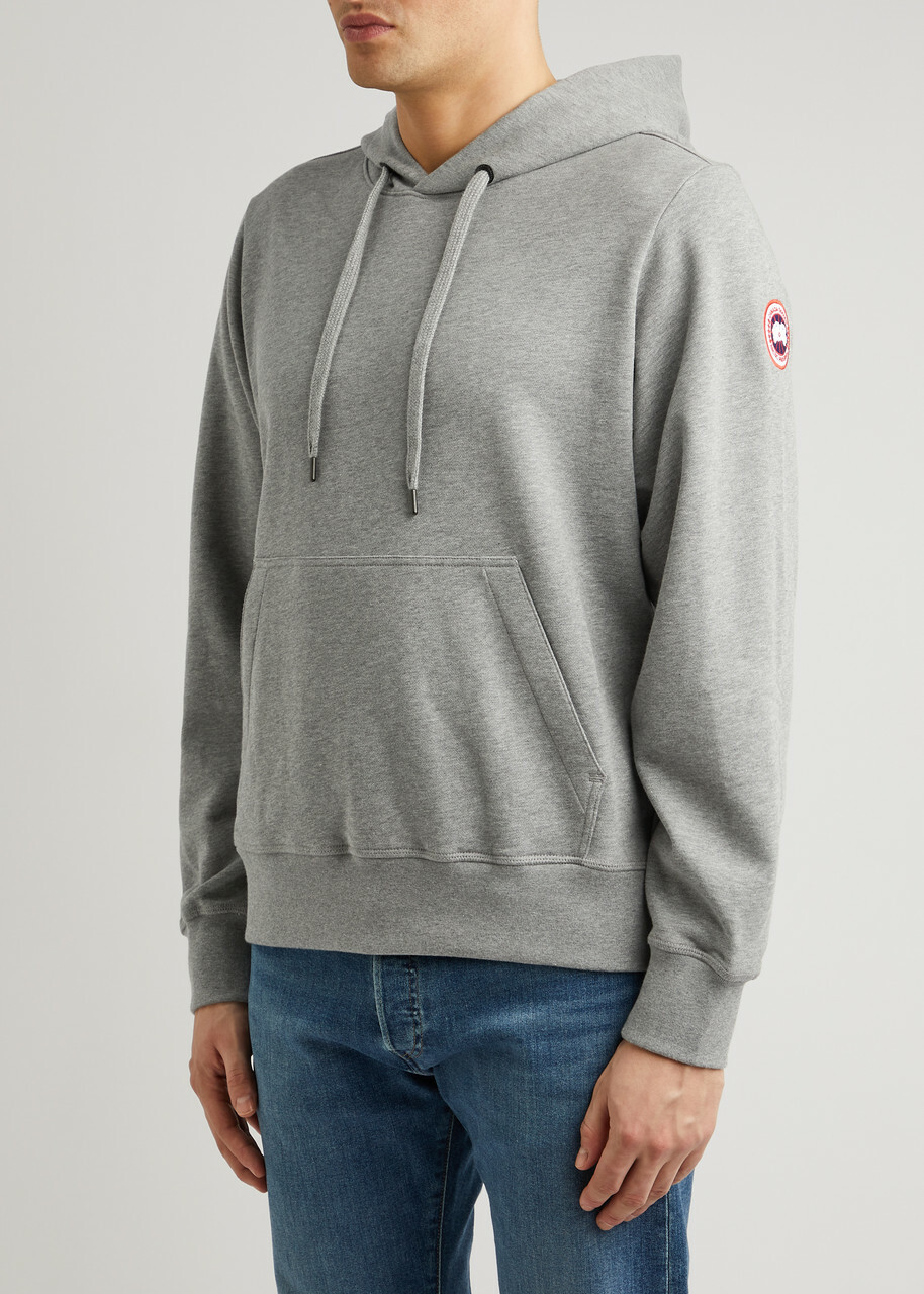 Canada Goose Huron Hooded Cotton Sweatshirt Grey