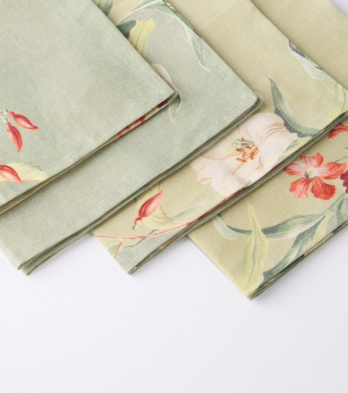 Cabana Ibiscus set of 4 linen napkins