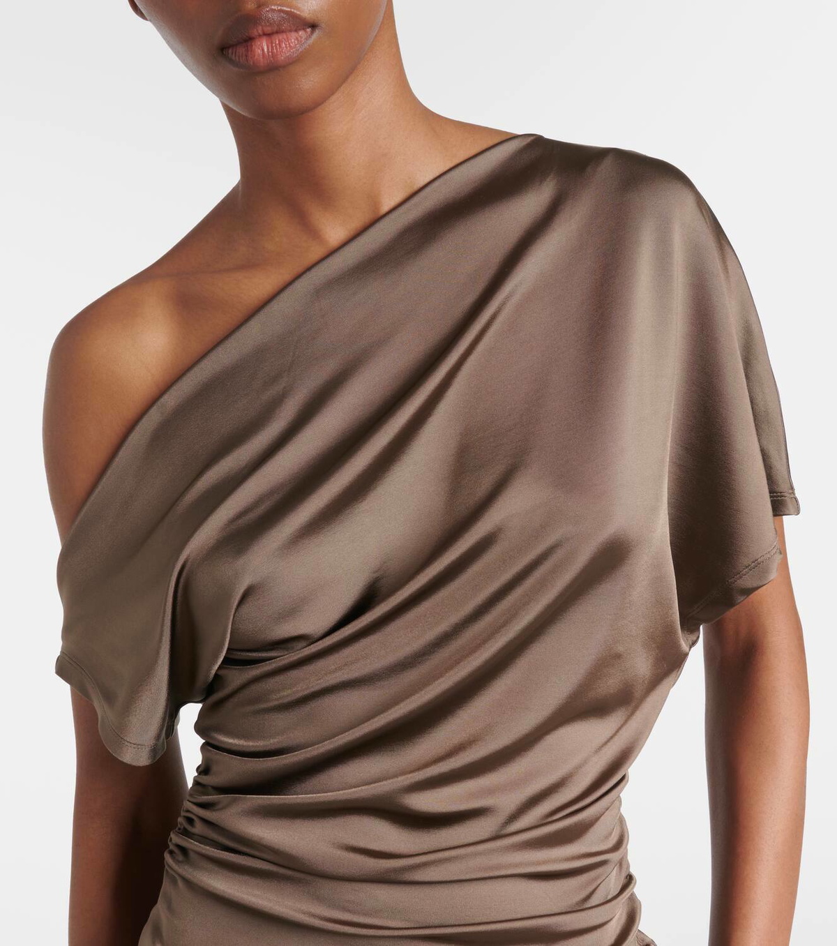 Tove Edel ruched draped jersey top