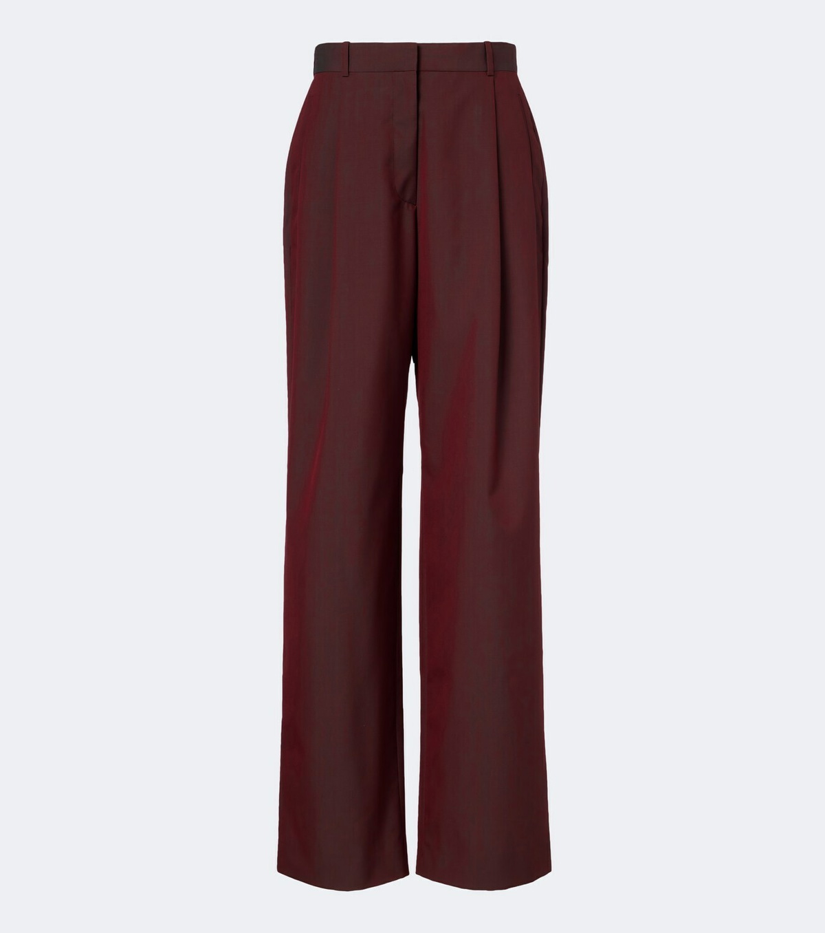 The Row Lowe pleated virgin wool straight pants