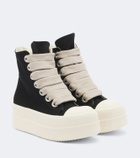 Rick Owens DRKSHDW Jumbolace canvas sneakers