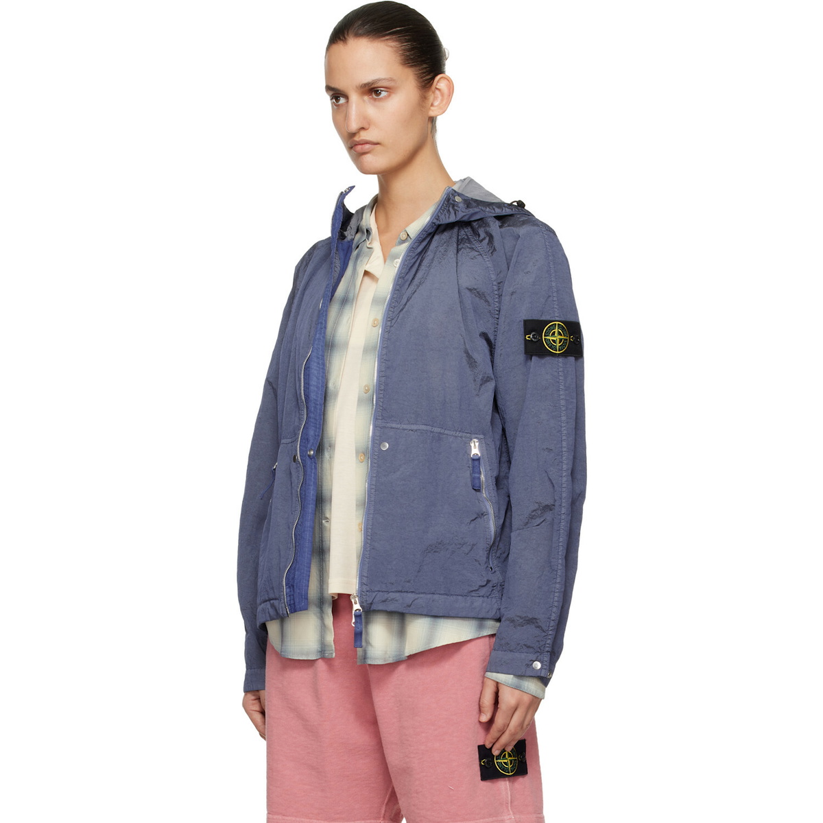 Stone Island Navy 4100119 Nylon Metal ECONYL Watro-TC Jacket
