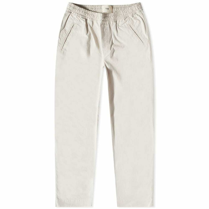 Photo: Folk Men's Drawcord Assembly Pant in Natural