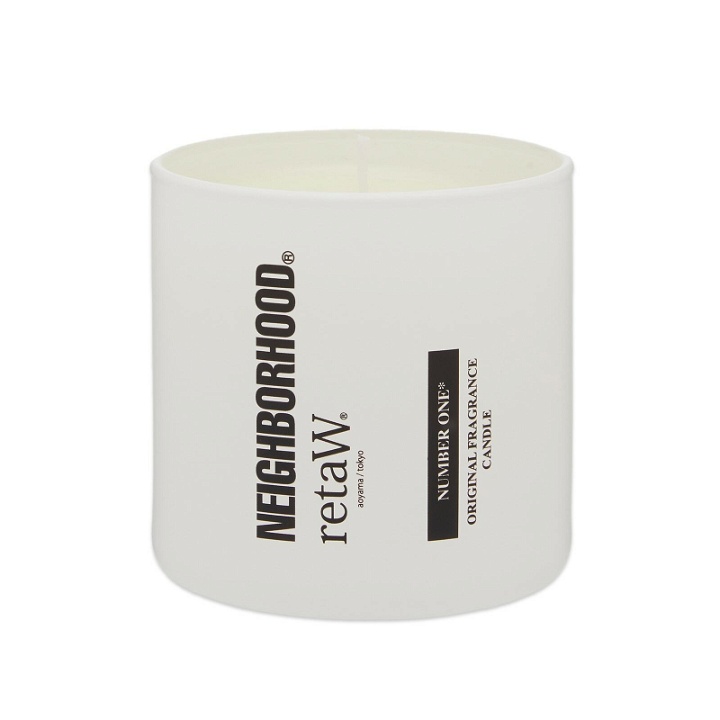 Photo: Neighborhood Men's x retaW Number One Candle in White 