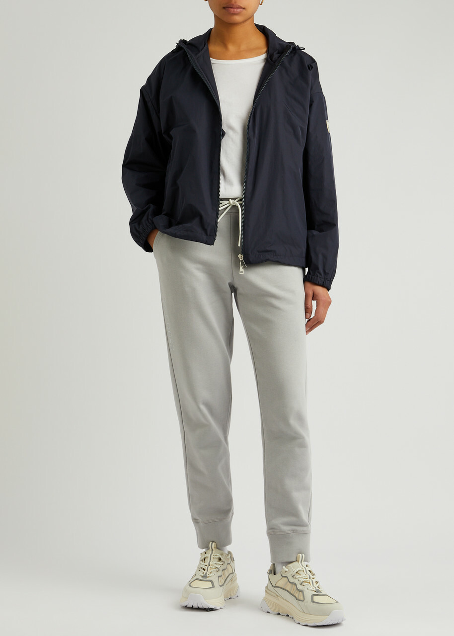 Moncler Women's Extra Large Navy Moncler Tyx Shell Jacket Water