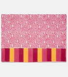 Lisa Corti Camelia Magenta cotton table runner