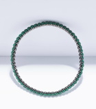 Shay Jewelry 18kt gold bracelet with emeralds