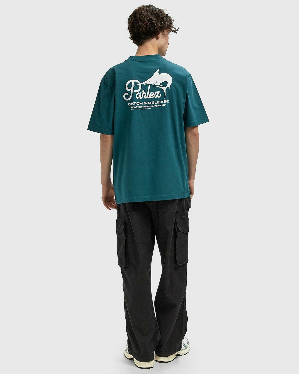 Parlez Release Tee Blue Mens Shortsleefe