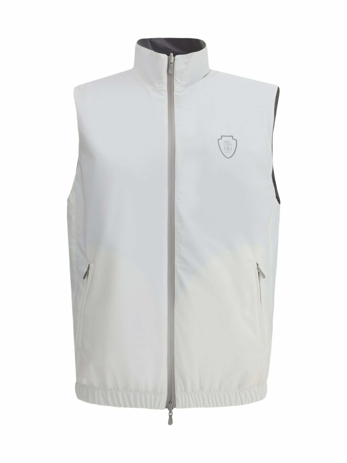 【送料&関税込】Brunello Cucinelli Layered Vest Brunello Cucinelli - Light Gray Wool Vest | Mitchell Stores