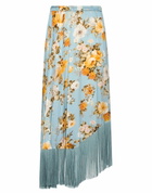 Jucca Womens Maxi skirt Azure