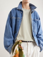 AGOLDE - Portman Oversized Cotton-Jersey T-Shirt - Neutrals