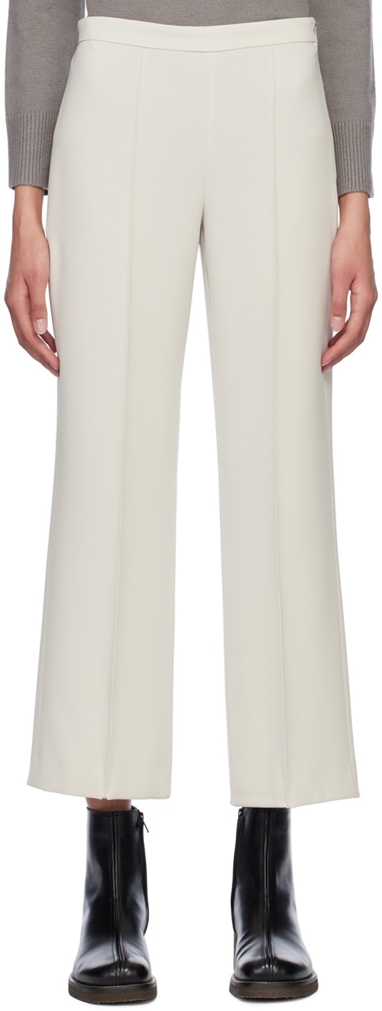 S Max Mara Beige Oriana Trousers S Max Mara