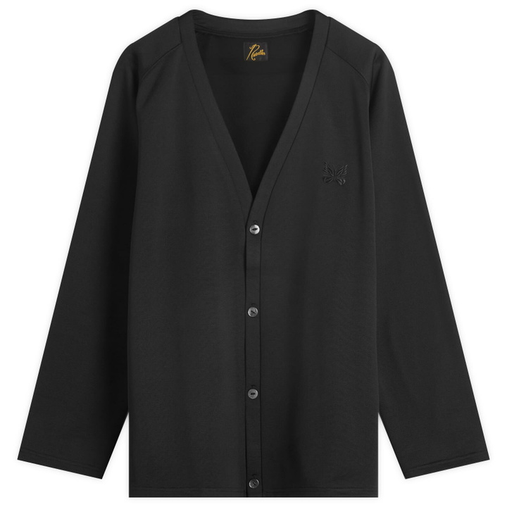 Photo: Needles Men's V-Neck Cardigan in Black