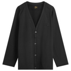 Needles Men's V-Neck Cardigan in Black