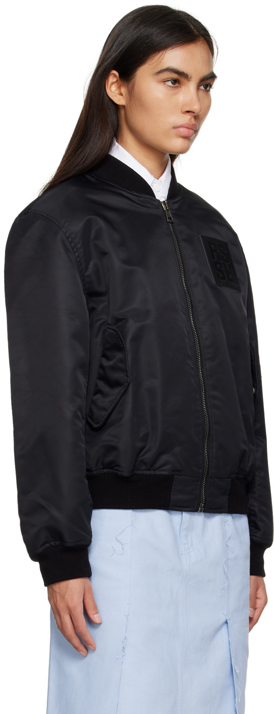 Raf Simons Black Patch Bomber Jacket Raf Simons