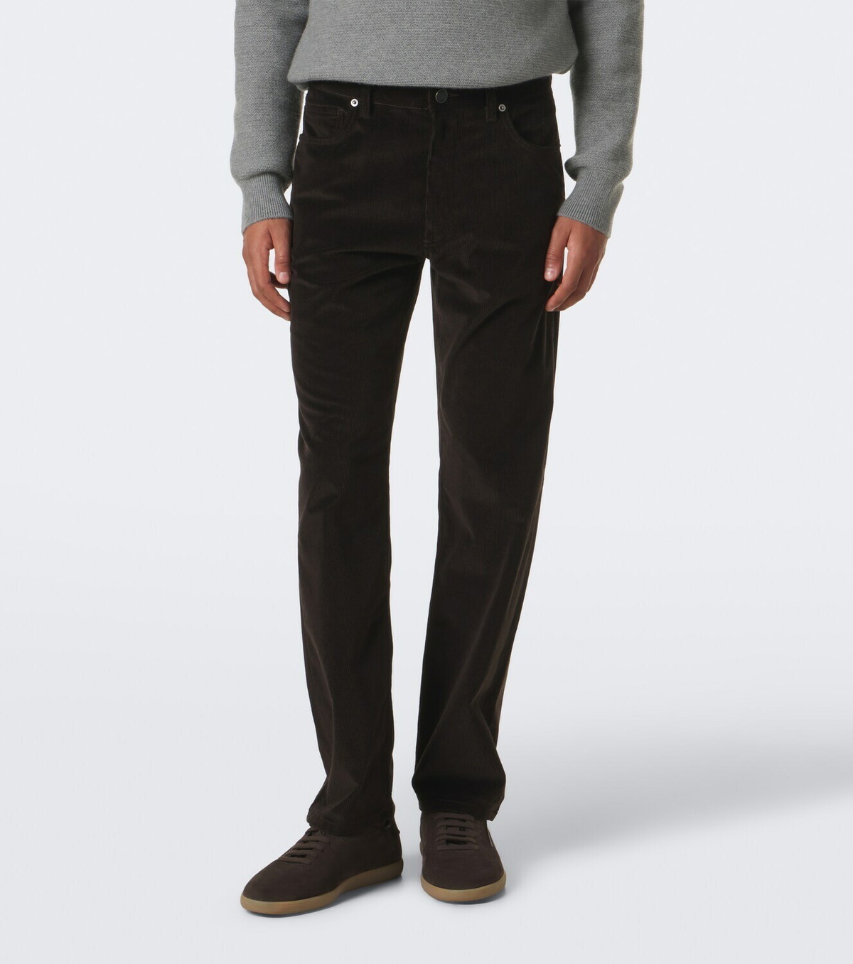 Zegna Roccia corduroy straight pants