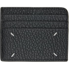 Maison Margiela Black Four Stitches Card Holder