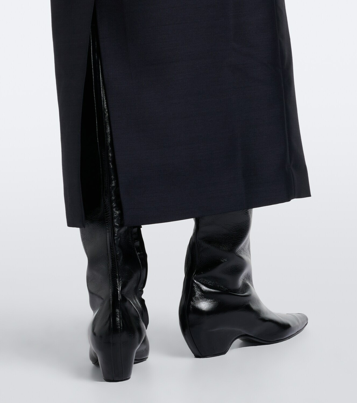 Róhe Draped open-back midi dress