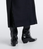 Róhe Draped open-back midi dress