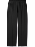 RÓHE - Straight-Leg Pleated Ripstop Trousers - Black