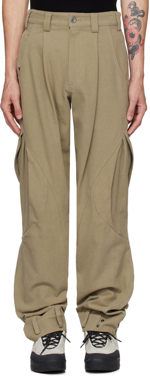 Hyein Seo Gray Vented Trousers Hyein Seo