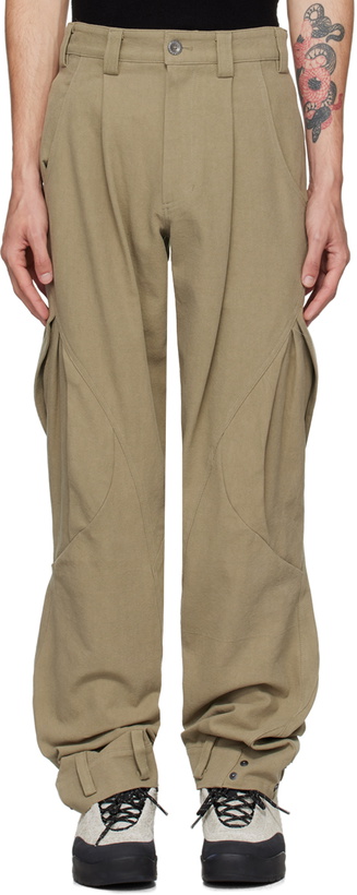 Photo: HYEIN SEO Beige Cotton Cargo Pants
