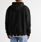 Ader Error - Logo-Embroidered Cotton-Blend Jersey Hoodie - Black