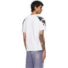 Valentino White Embroidered Flower T-Shirt