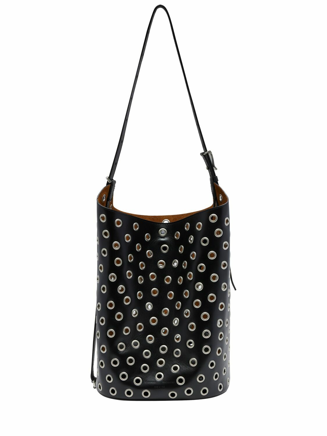 Proenza Schouler: Brant スタッズ スムースレザー PROENZA SCHOULER Brant Studded Smooth Leather Bucket Bag