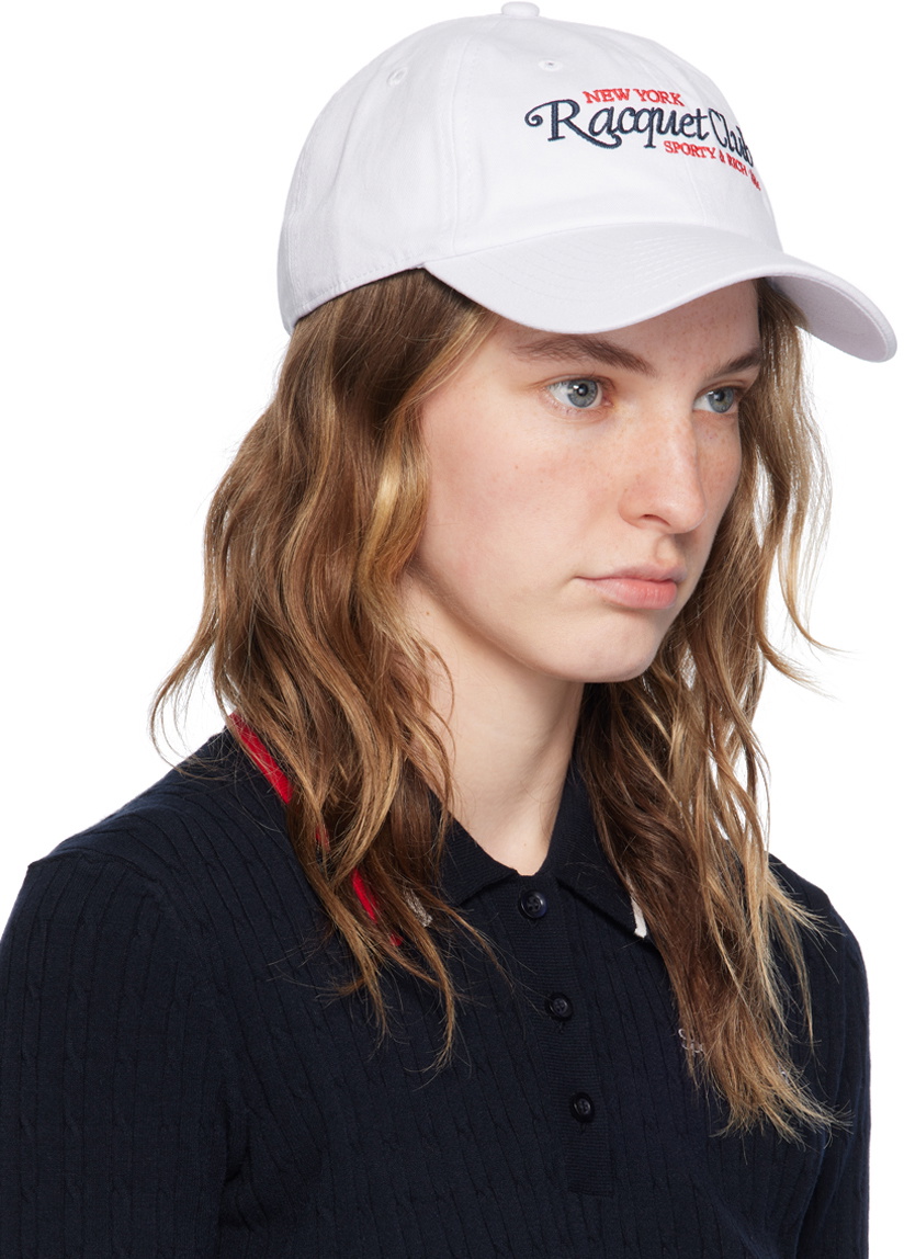 Sporty & Rich White '94 Racquet Club' Cap