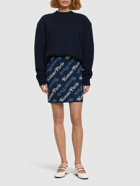 KENZO PARIS - Kenzo X Verdy Cotton & Wool Mini Skirt