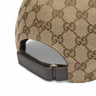 Gucci Men's GG Logo Baseball Cap in Beige