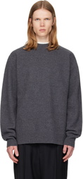 Jil Sander Gray Wool Sweater