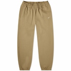 Nike Men's M NRG Miusa Fleece Pant in Khaki/White