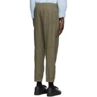 rag and bone Green Linen Zac Field Trousers